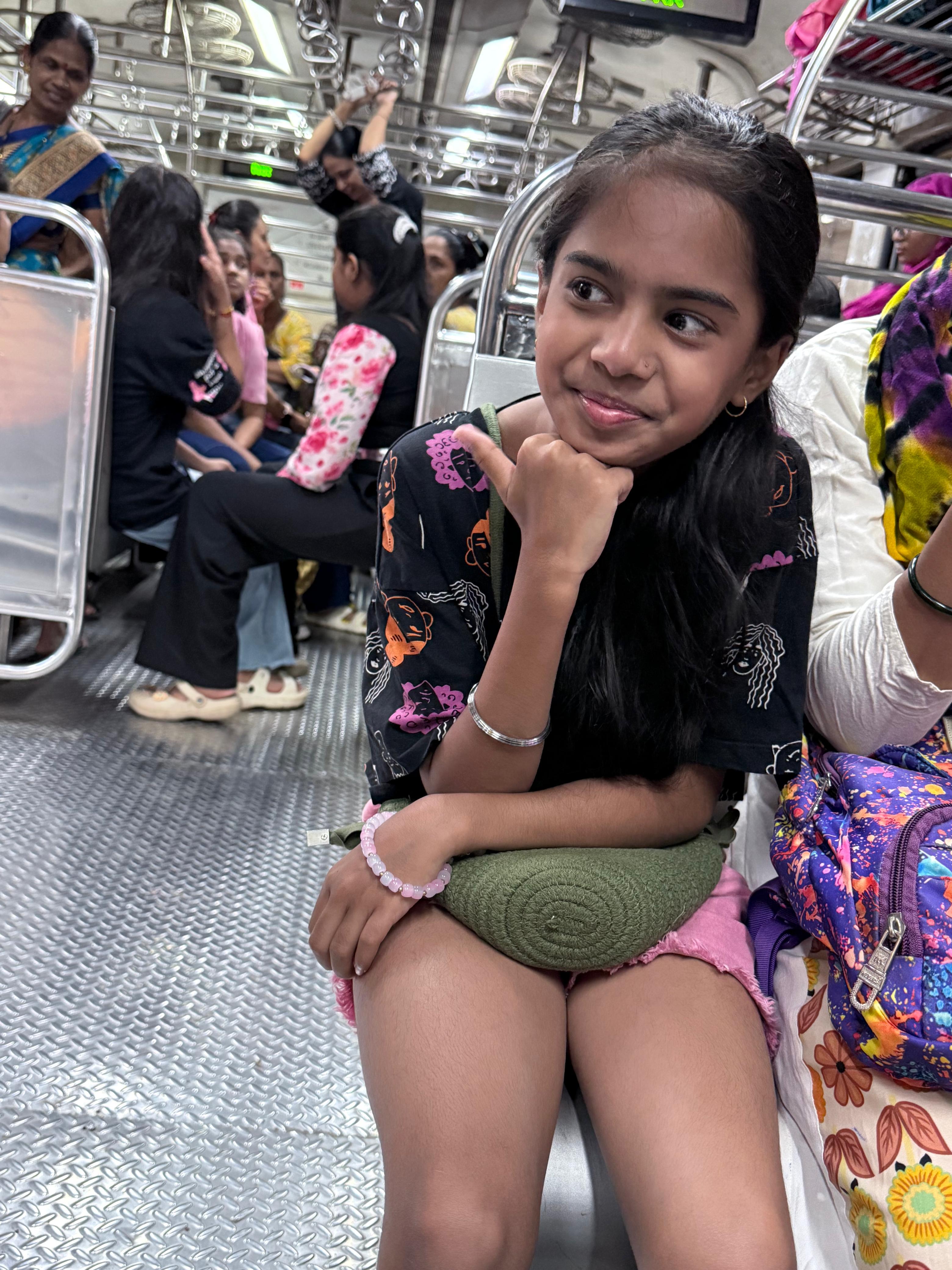 Aashi cheerful smile